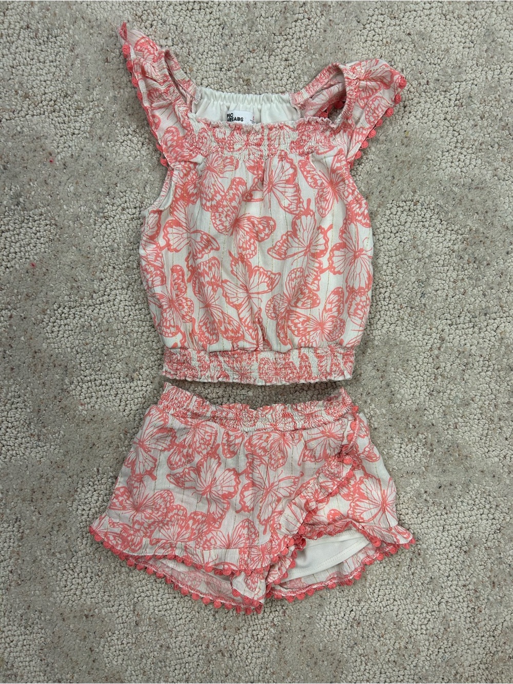 Epic Threads 2pc Butterfly set size 5T